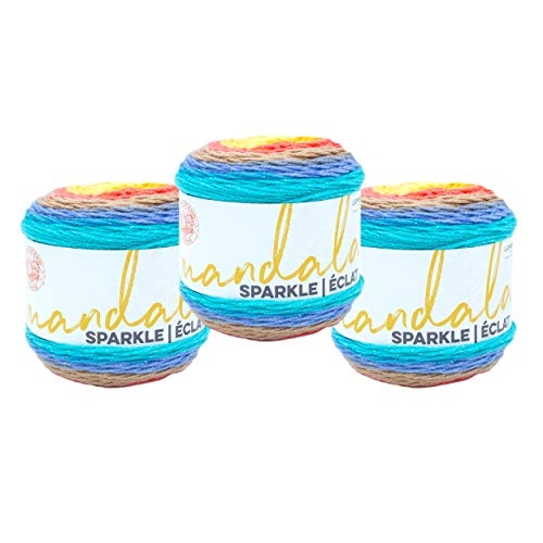 Image of (3 Pack) Lion Brand Yarn Mandala Sparkle Yarn, Hercules
