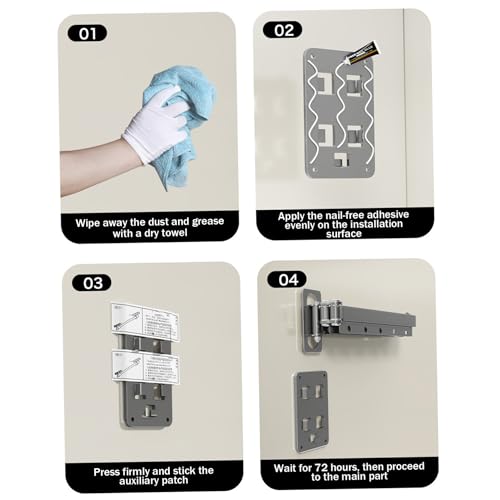 Rideau de douche rétractable de qualité supérieure en aluminium - 5