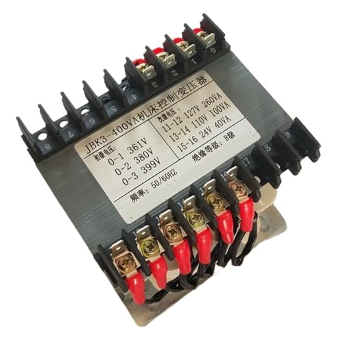 Transformateur de commande JBK3-400VA tension variable M7130 pour circuits électriques