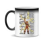  Forsca Heman Powerful Guy Tasse à Thé et Café en Céramique, 330ml, Blanc Magique, Rose, Noir 330ml