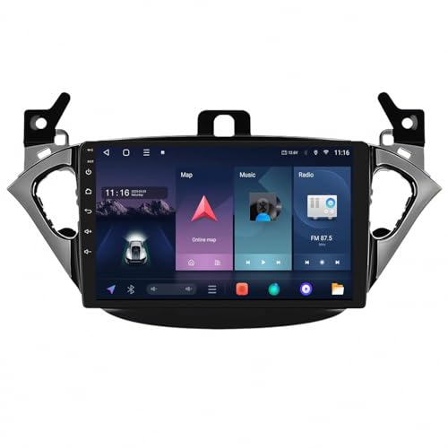 Autoradio GPS Opel Corsa E 2015-2019 pour remplacer l'écran d'origine sans Carplay