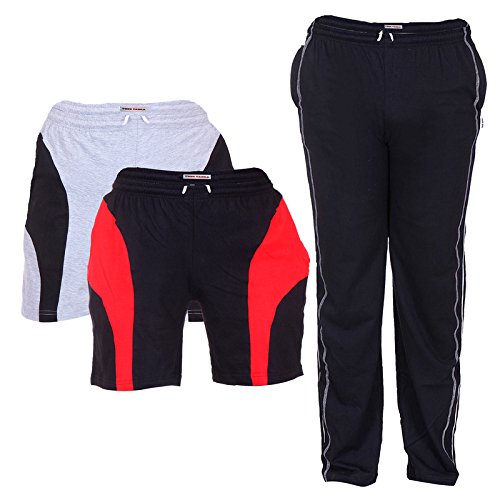 Buy TeesTadka Combo Offers for Men In TrackPants and Shorts Combo Pack