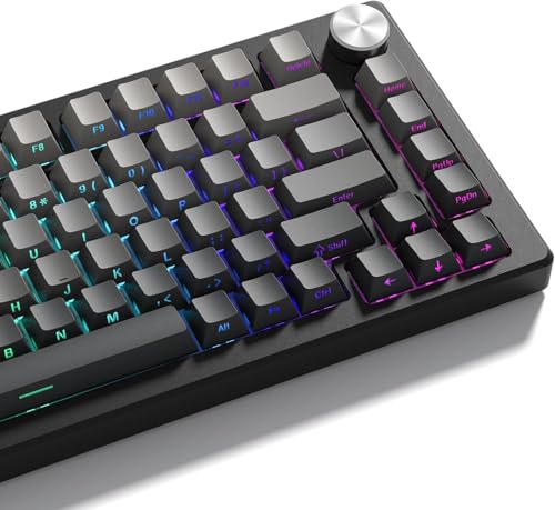 Womier �L�[�L���b�v�Z�b�g 136�L�[ �_�u���V���b�g PBT�L�[�L���b�v 75�� 100�� �V���C���X���[ �J�X�^���L�[�L���b�v �`�F���[�v���t�@�C���A�T�C�h�v�����g�L�[�{�[�h�L�[�L���b�v US�z��̃��J�j�J���L�[�{�[�h�Ή�
