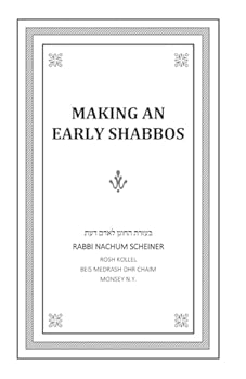 Paperback Shiurim on Making an Early Shabbos Book