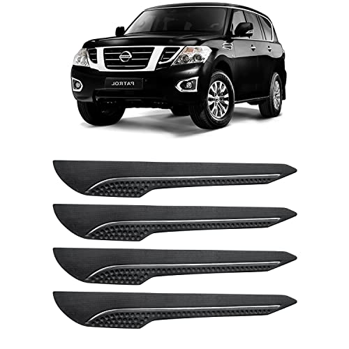Image of AOSIS-Car Bumper Protector /Bumper Guard for Nissan Patrol with Single Chrome Stripe (4-Pcs)