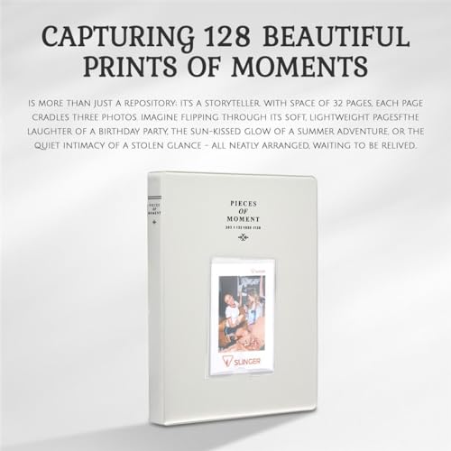 Papel fotográfico instantáneo Fujifilm Instax Mini: 100 fotos en total (10 hojas × 10), paquete con álbum Slinger 64 Pocket Mini Instax miniatura 7