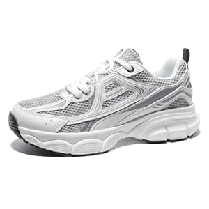 BAASPLOA Women’s Chunky Fashion Sneakers Casual Sports Shoes Mesh Breathable Athletic Gym Workout Tennis Shoe Platform Thick Walking Shoes