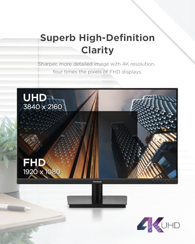 ViewSonic 32 LED VA3208 4K HD - vue 9