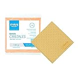 Maya Professional Tools 007013-AZ Glasreinigungstücher, Oberfläche mit Ledereffekt (5 er-Pack)