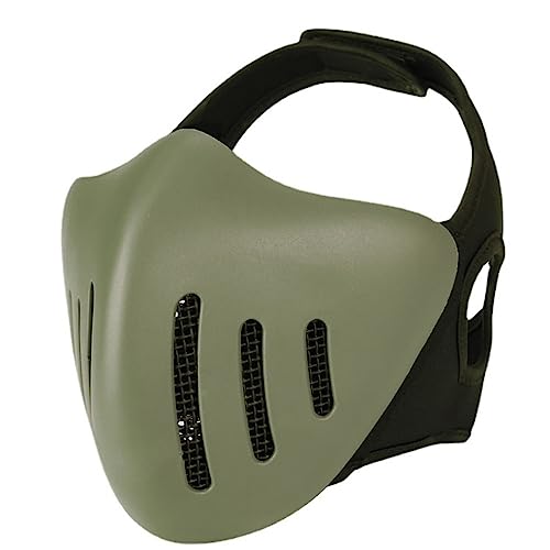 ACEXIER Tactical Half Face Mask Breathable Airsoft Paintball CS Protective Mask CS Training Cycling Mask Hunting Accessories