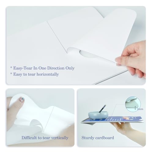 Image of Disposable Palette Paper Pad - 40 Sheets 9.4x13.3 inch Artist Mixing Paper for Adults Students (7.8 x 11.6in)