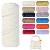 PERFEKTE GESCHENKWAHL: Wenn Sie ein sehr durchdachtes Geschenk für Ihre Familie und Freunde aussuchen möchten, können Sie dieses dicke Garn verwenden, um einen Kissenbezug oder eine Handtasche als Muttertagsgeschenk zu machen; eine gewichtete Decke als Einweihungsgeschenk, ein süßes Katzenbett, einen schönen Schal oder sogar ein gemütliches Geburtstagskissen, das Ihre Lieben sicher beeindrucken wird.