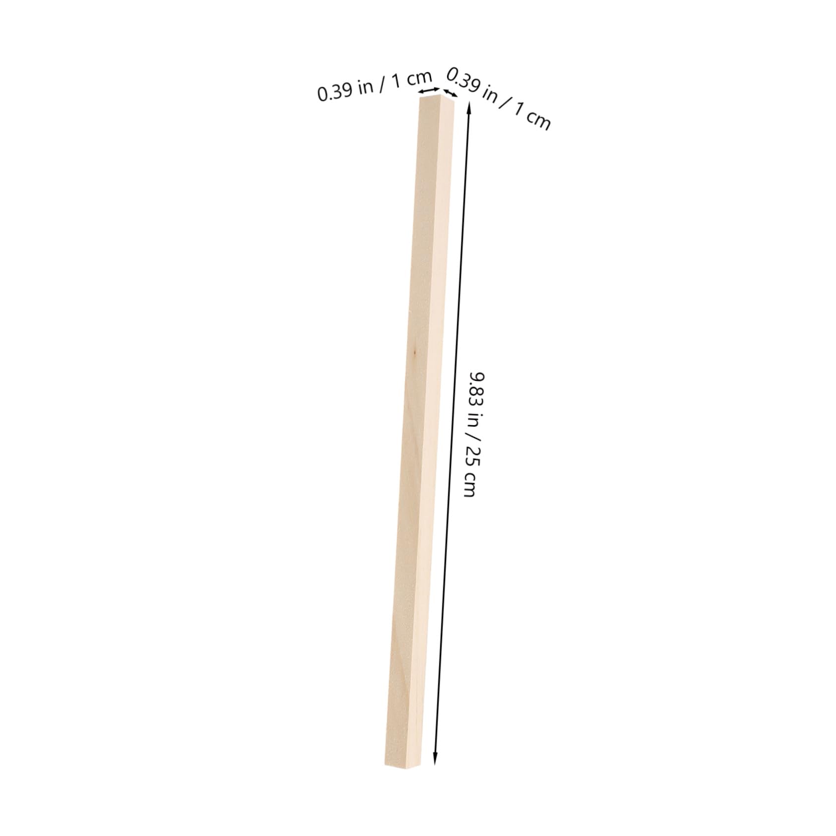 60 Stück Teiliges Quadratische Holzdübel aus Leichtem Lindenholz Glatte Oberfläche Flexibel und Bruchfest für DIY Bastelprojekte und Kreative Holzarbeiten