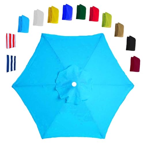 Toile de rechange pour parasol de jardin 3m en textile haute résistance UV
