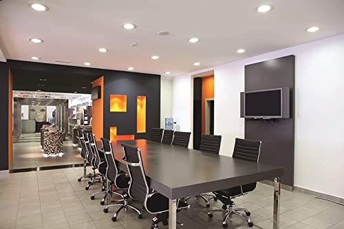 Lithonia Lighting Wf4 27K30K35K 90Cri Mb M6 Led Color Temperature Selectable Ultra Thin Recessed Downlight, 2700K | 3000K | 3500K, Black #TOP6