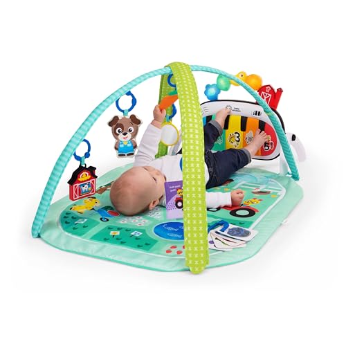Baby Einstein Farm Explorers 4-in-1 Kickin’ Tunes Musical Meadow Music & Language Discovery Gym, Ages 0 Months and Up - Image 5