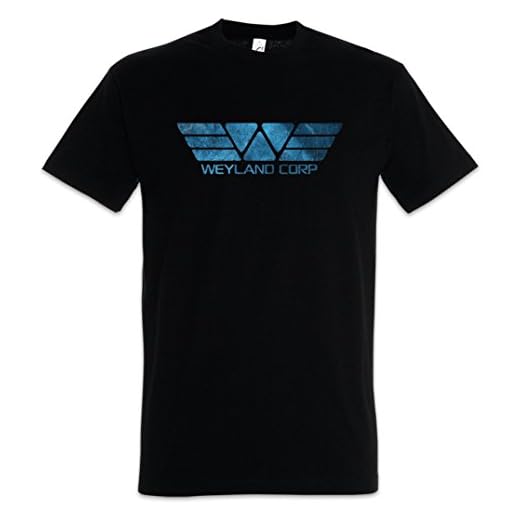 Urban Backwoods Weyland Corporation I Camiseta De Hombre T-Shirt Negro Talla M
