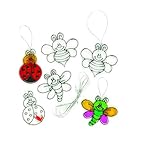 Niedliche Suncatcher-Deko zum Ausmalen