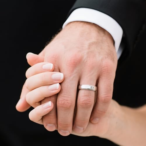 STARCHENIE 5MM Wedding Band Ring for Men, 925 Sterling Silver Ring for Men & Women Comfort Fit, Sizes 7-122