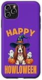 Photo Gallery basset hound vestito per halloween, cappello da strega custodia per iphone 11 pro max Photo Gallery basset hound vestito per halloween, cappello da strega custodia per iphone 11 pro max
