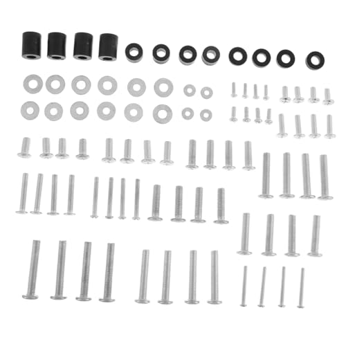 Homoyoyo 88pezzi Kit Di Viti Per Montaggio Tv Da Accessori Per Installazione Televisore Soggiorno Camera Da Letto e Ufficio e Compatibile Con Diverse Di Tv