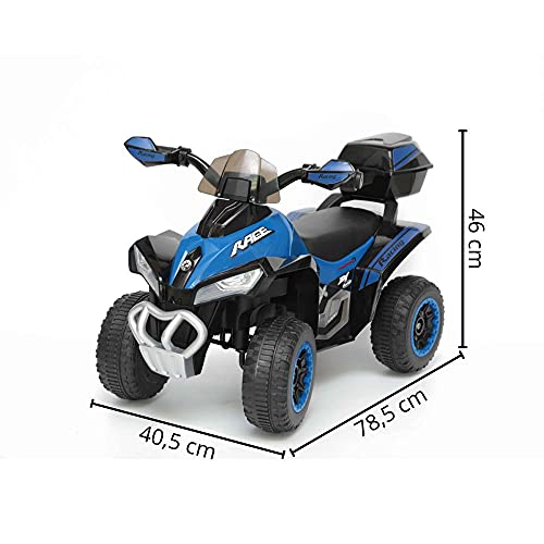 Mini Quadriciculo 6v Importway Elétrico Infantil Azul BW129AZ