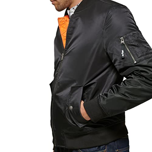 Image of Levi's Men's Flight Satin Unfilled Ma-1 Bomber