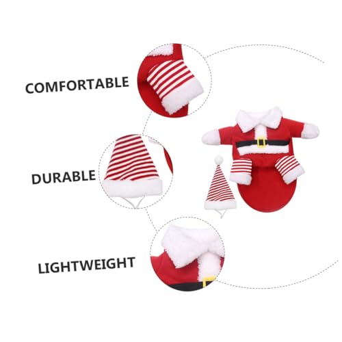 Disfraz navideño para perros Mobestech XL rojo miniatura 6