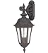 Cortland - 3 Light Large Wall Lantern- Arm Down w/ Seeded Glass