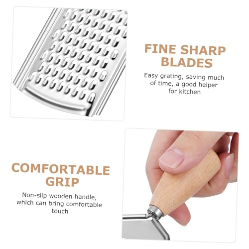 Rallador multiusos de acero inoxidable con mango ergonómico miniatura 5