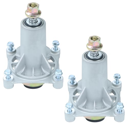 FULAIGE 2 Pack 587819701 Spindle Assembly Kit Replaces 187292, 532187281, 587253301, 587820301, 532192870 Compatible with Husqvarna YTH18542 Z254 YTH22v46 YTH24v48 Lawn Mowers Craftsman 42 Inch Deck