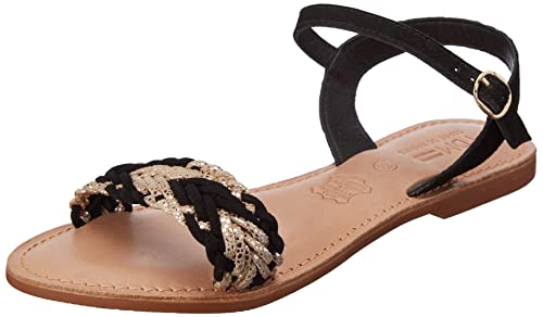 TERRE DE MARINS ELIKA, Sandale Femme, Noir, 40 EU Cover