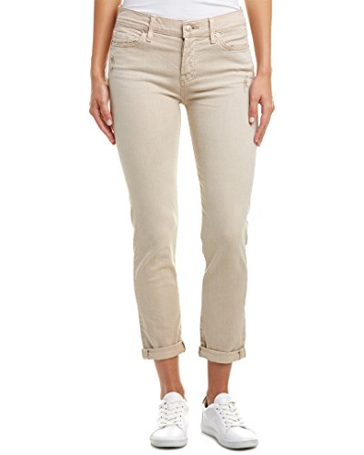 7 For All Mankind Women's Josefina with Rolled Hem in Almond
