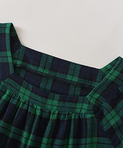 Latuza Women's Long Sleeves Cotton Flannel Nightgown3