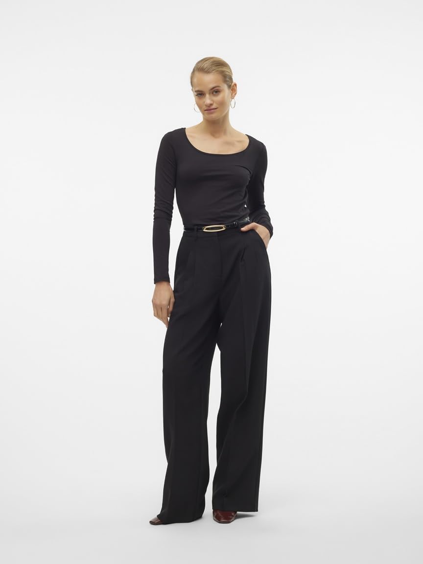Vero Moda Vmmaxi My LS Soft Uneck Ga Noos Maglia a Maniche Lunghe Donna