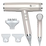 slopehill Professional Hair Dryer with Diffuser, Ionic Hair Dryer,Lightweight Compact Powerful & Fast Salon Blow Dryer with High Speed Brushless Motor, Travel Hairdryer, Women & Men (Ceramic, Stone)