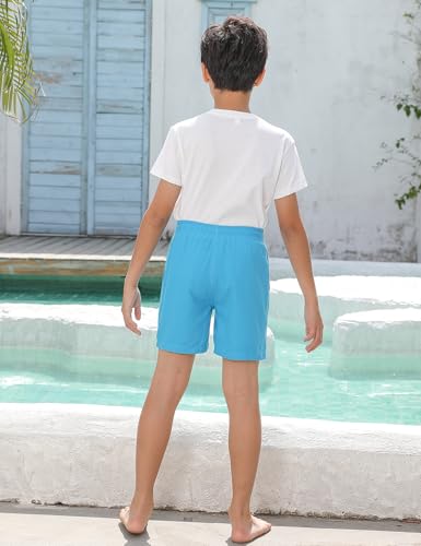 westwolf Swim Trumks for Boys 2 in 1 Bathing Suit Compress Board Shorts for 7-18T3
