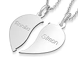 liebesketten für frauen WICHTIG: Teilen Sie uns Ihren Gravurwunsch über den Button 