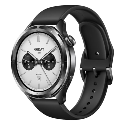 Xiaomi Watch S4 Black – 1.43" AMOLED, 2200 Nits, 15 Tage Akku, 5ATM Wasserfest, Herzfrequenz & SPO₂-Sensor, Bluetooth 5.3, Aluminiumgehäuse