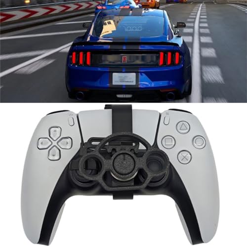 LiLiTok - LiLiTok Mini-Lenkrad für PS5 Pro und PS5 Slim Game Controller, 3D-Druck Mini-Lenkrad Ersatz Zubehör für Playstation 5 Slim und Playstation 5 Pro /P5 Rennspiele