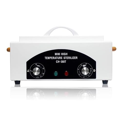 Fite High Autoclave Sterilizer Cleaner Nails temperature for Manicure Pedicure Scissors Tool towel Disinfection cabinet Spa Hair Beauty Salon Equipment with Timing Function