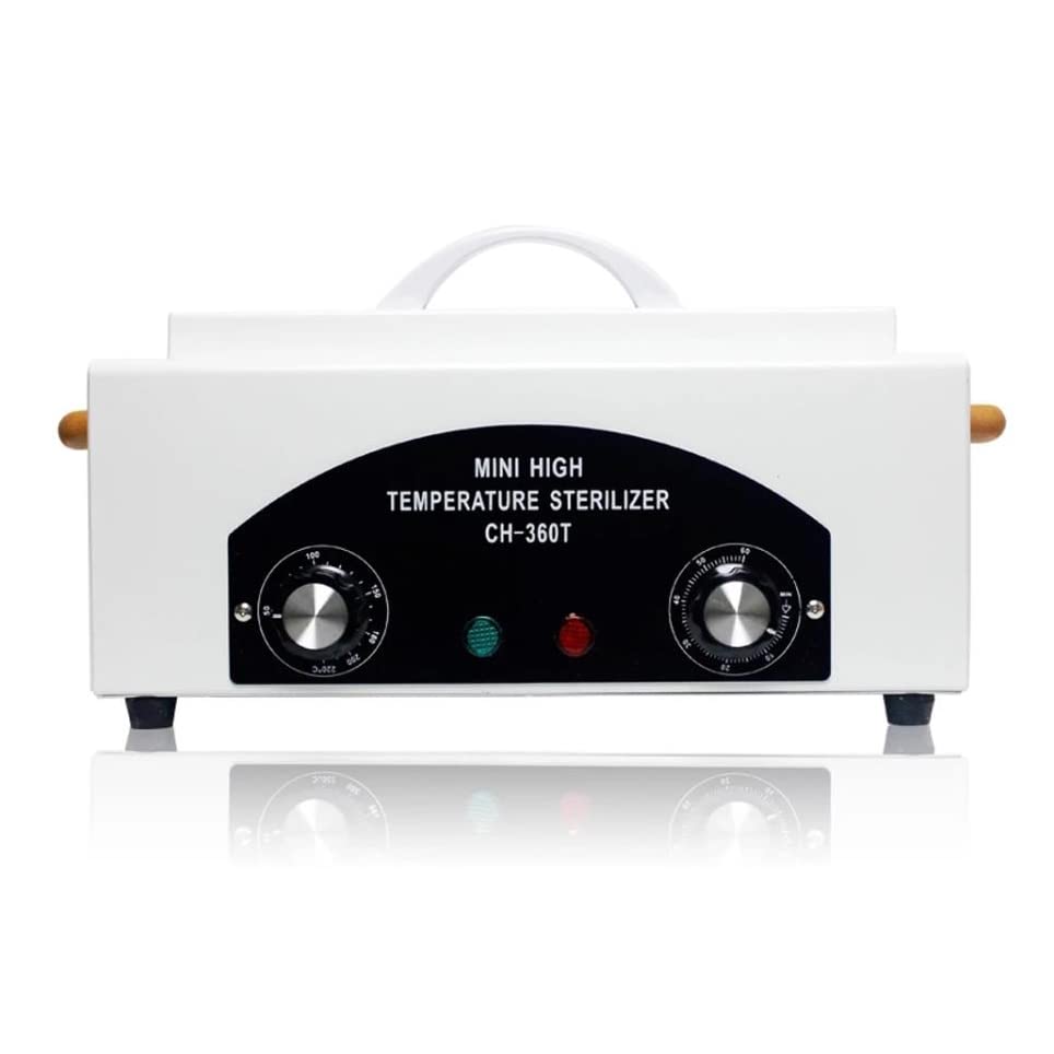 Fite High Autoclave Sterilizer Cleaner Nails temperature for Manicure Pedicure Scissors Tool towel Disinfection cabinet Spa Hair Beauty Salon Equipment with Timing Function