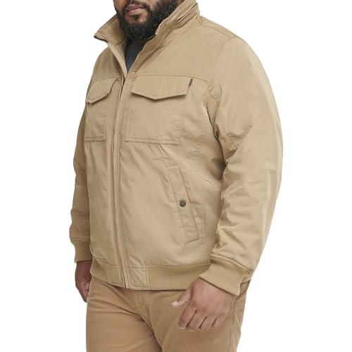 Image of DOCKERS Men's Quilted Lined Flight Bomber Jacket