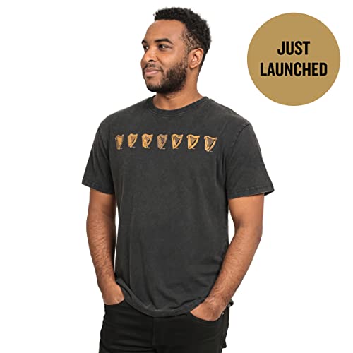 Guinness Evolution Of The Harp Beer Mens Distressed Tshirt | Official Guinness Vintage Beer Shirt | Gaelic Tshirts For Men And Women #TOP2