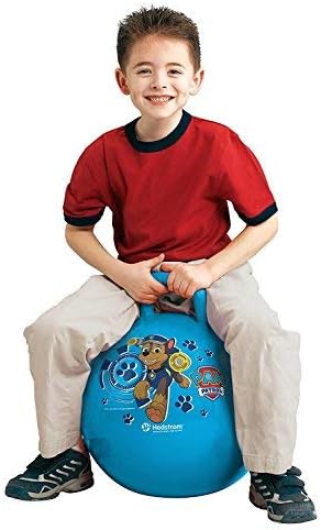 Hopping Bouncing Inflatable Hop Ball for Kids | Sit and Bounce | Outdoor Party Games for Kids - Age (3 to 6 y) | Assorted Color and Design - 18 Inch
