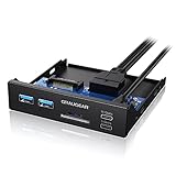 blender pc specs Unterstützt Windows GRAUGEAR  6-Schnittstellen Front-Panel in 3,5 Zoll  USB3.2 Gen2 2x2 Typ-C bis zu 20Gbit/s  2xUSB-A+USB-C  SD+microSD Kartenleser  Key-A 20-pin & 19-pin Header  Metall  G-MP01CR