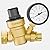 TONDA RV Water Pressure Regulator, Brass Lead-Free Adjustable Pressure Regulator with Gauge and Inlet Screen Filter for RV Camper Travel Trailer Water Hose