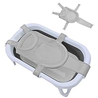 Badewanneneinsatz Baby,Baby Badekissen,Babybadenetzt Baby,Babywanne Neugeborene Einsatz,Babywannen Einsatz,Rutschfestes Badewannenkissen,Verstellbares Badesitznetz,Badesitz Neugeborene