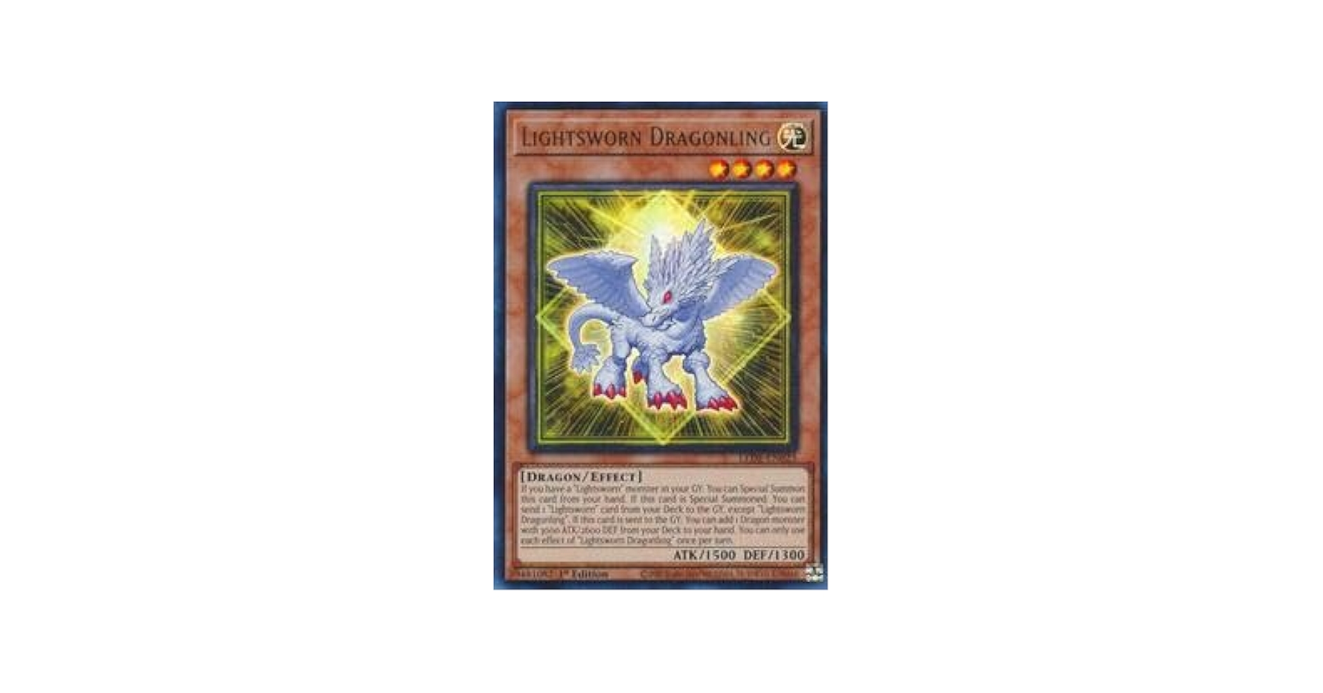 Amazon.com: YU-GI-OH! Lightsworn Dragonling - LEDE-EN023
