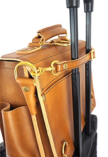 Marlondo-Leather-Luggage-Strap-Thick-Leather-Strap-with-Clasps-to-Secure-Your-Carryon-Bag-to-a-Rolling-Suitcase